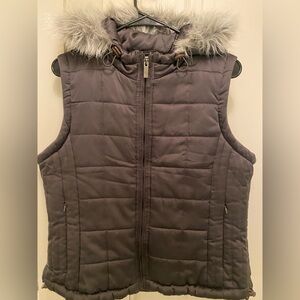 BKE Gray Quilted Vest